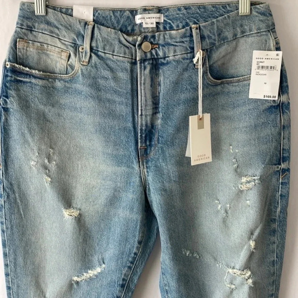 Good American Good Classic Skinnyish Hi-Rise Gap Proof Waist 10/30 - Picture 7 of 12